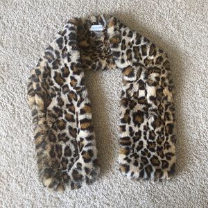 cheetah print CK scarf